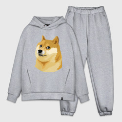 Мужской костюм oversize хлопок Doge