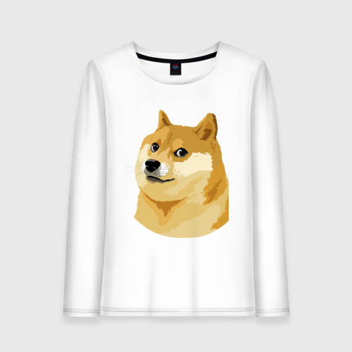 Женский лонгслив хлопок Doge