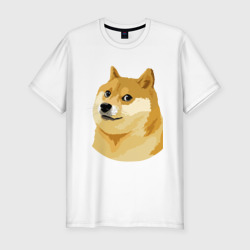 Мужская футболка хлопок Slim Doge