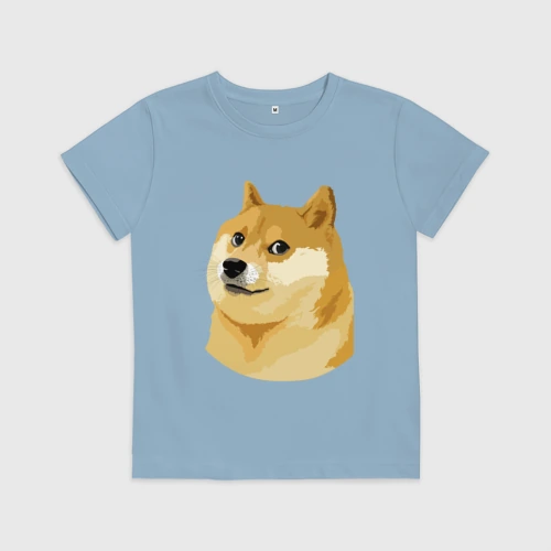 Детская футболка хлопок Doge
