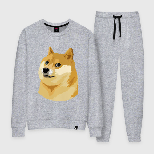 Женский костюм хлопок Doge, цвет меланж