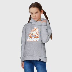 Детское худи Oversize хлопок KTM белый - фото 2