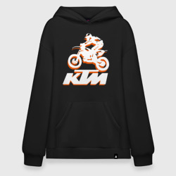 Худи SuperOversize хлопок KTM белый
