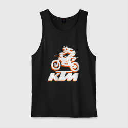 Мужская майка хлопок KTM белый