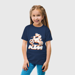 Детская футболка хлопок KTM белый - фото 2