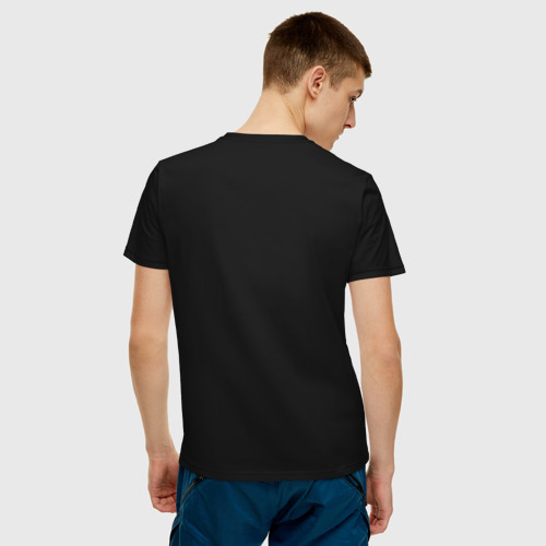 Мужская футболка хлопок KTM белый, цвет черный - фото 4