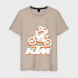 Мужская футболка хлопок KTM белый