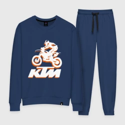 Женский костюм хлопок KTM белый