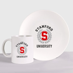 Набор: тарелка + кружка Стэнфорд