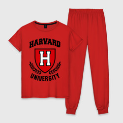 Женская пижама хлопок Гарвард