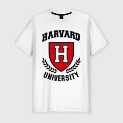 Мужская футболка хлопок Slim Гарвард