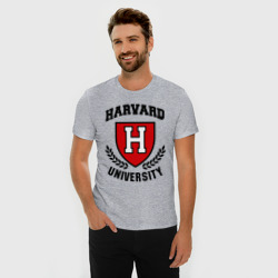 Мужская футболка хлопок Slim Гарвард - фото 2