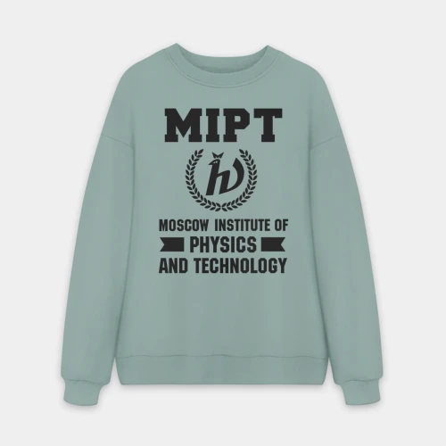 Мужской свитшот oversize без начеса хлопок МФТИ