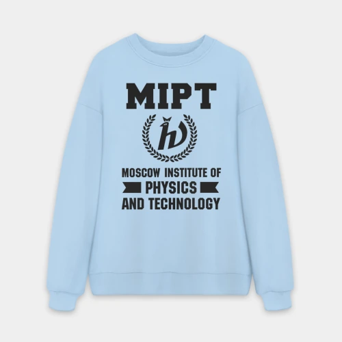 Мужской свитшот oversize без начеса хлопок МФТИ