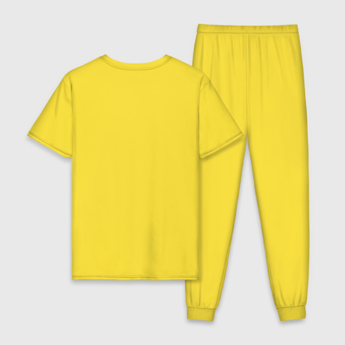 Мужская пижама хлопок Уральский федеральный университет, цвет желтый - фото 2