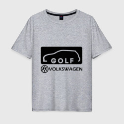 Мужская футболка хлопок Oversize Фольцваген гольф