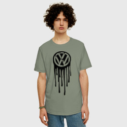 Мужская футболка хлопок Oversize Volkswagen - фото 2