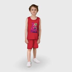 Детская пижама с шортами хлопок Hotline Miami - фото 2