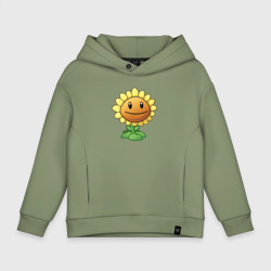 Детское худи Oversize хлопок Plants Vs Zombies