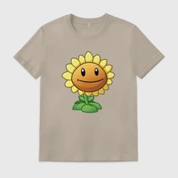 Мужская футболка хлопок Plants Vs Zombies