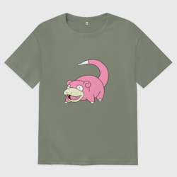 Женская футболка хлопок Oversize Cлоупок