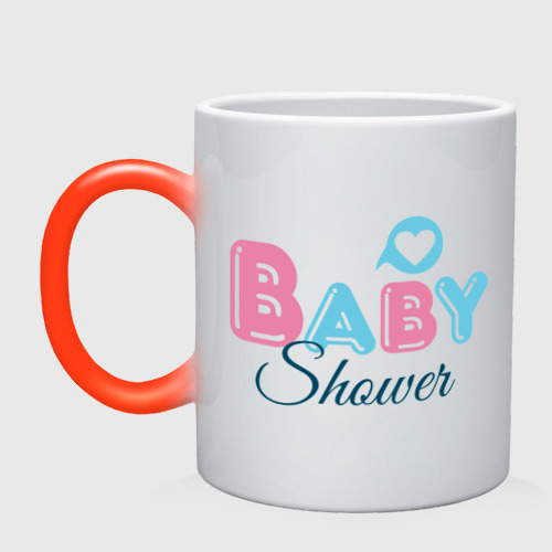 Кружка хамелеон Baby shower