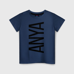 Детская футболка хлопок Аня