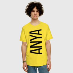 Мужская футболка хлопок Oversize Аня - фото 2