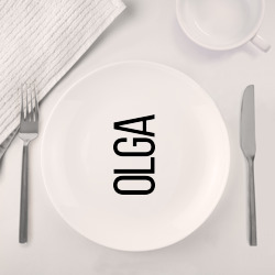 Набор: тарелка + кружка Ольга - фото 2