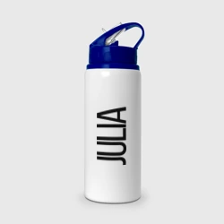 Бутылка для воды с трубочкой Юля