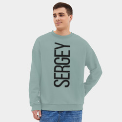 Мужской свитшот oversize без начеса хлопок Сергей - фото 2