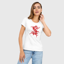 Женская футболка хлопок Slim Sepultura - фото 2
