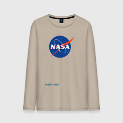 Мужской лонгслив хлопок NASA
