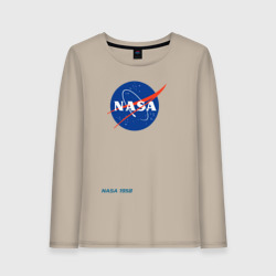 Женский лонгслив хлопок NASA
