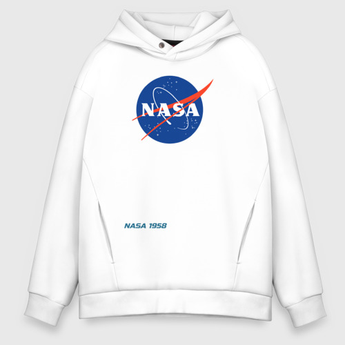 Мужское худи Oversize хлопок NASA