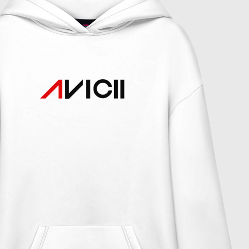 Худи SuperOversize хлопок Avicii, цвет белый - фото 3