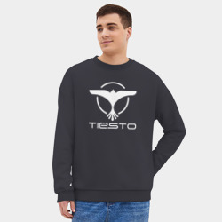 Мужской свитшот oversize без начеса хлопок Tiesto - фото 2
