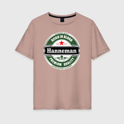 Женская футболка хлопок Oversize Hanneman