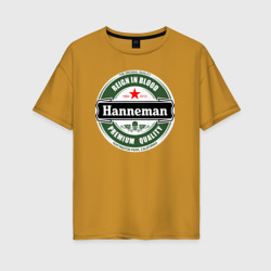 Женская футболка хлопок Oversize Hanneman