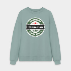 Мужской свитшот oversize без начеса хлопок Hanneman
