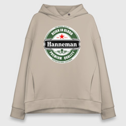 Женское худи Oversize хлопок Hanneman