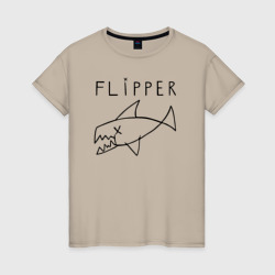 Женская футболка хлопок Flipper