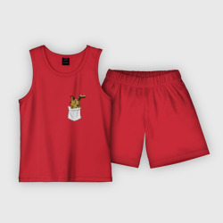 Детская пижама с шортами хлопок Springtrap в кармане FNAF