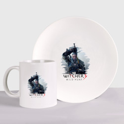 Набор: тарелка + кружка The Witcher 3