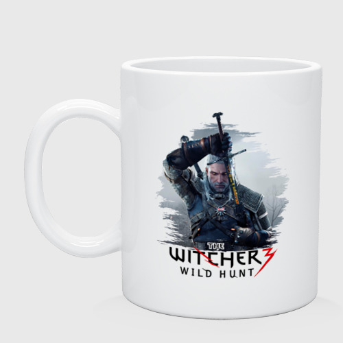 Кружка керамическая The Witcher 3, цвет белый