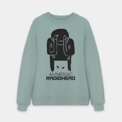 Мужской свитшот oversize без начеса хлопок Radiohead