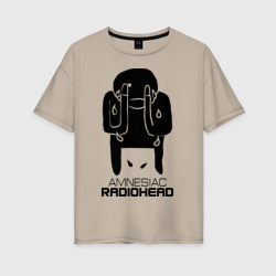 Женская футболка хлопок Oversize Radiohead