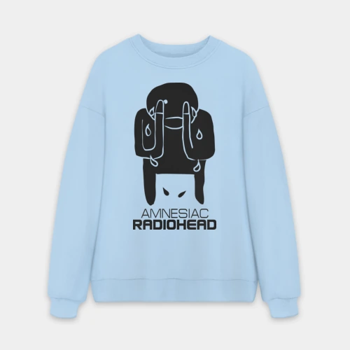 Мужской свитшот oversize без начеса хлопок Radiohead
