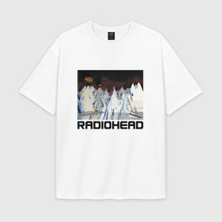 Мужская футболка Oversize хлопок texturе Radiohead