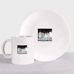 Набор: тарелка + кружка Radiohead